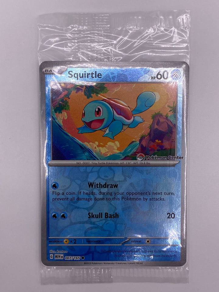 Squirtle Pokemon Center Promo 151 Sealed