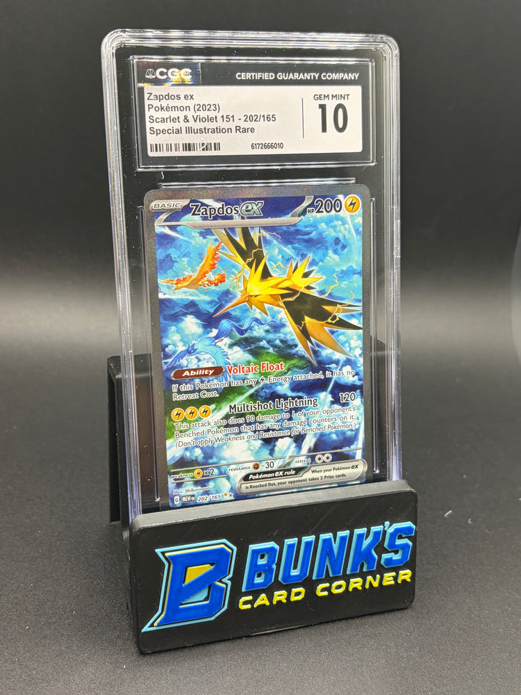 Zapdos EX SIR Scarlet & Violet CGC 10