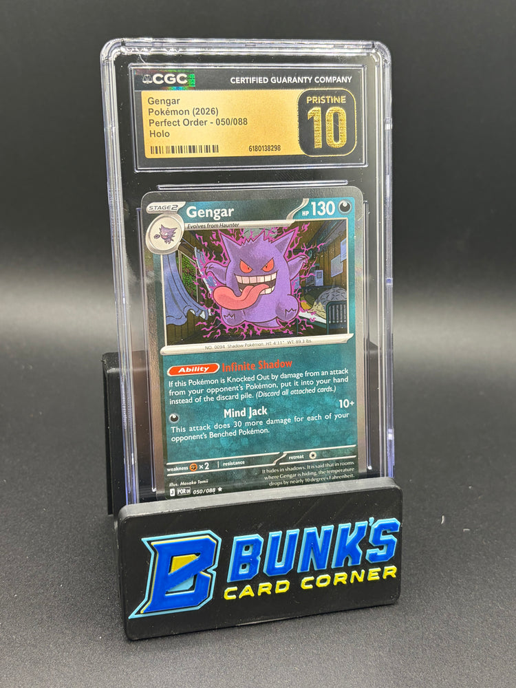 Gengar Holo Perfect Order CGC Pristine 10