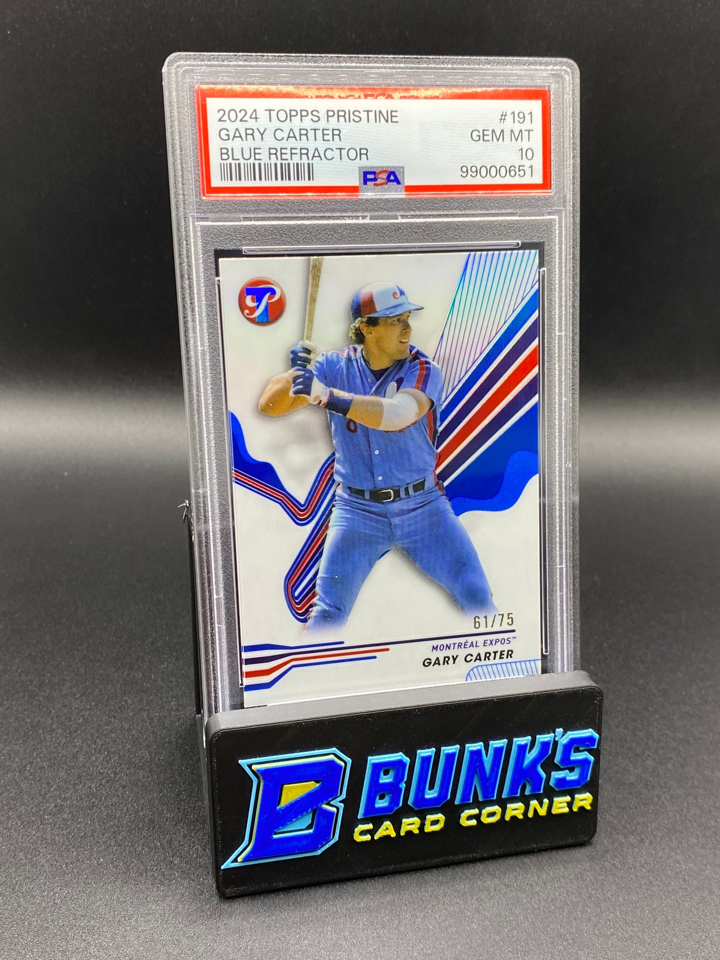 2024 Gary Carter Blue Ref. PSA 10