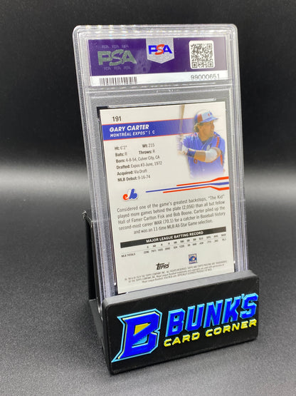 2024 Gary Carter Blue Ref. PSA 10