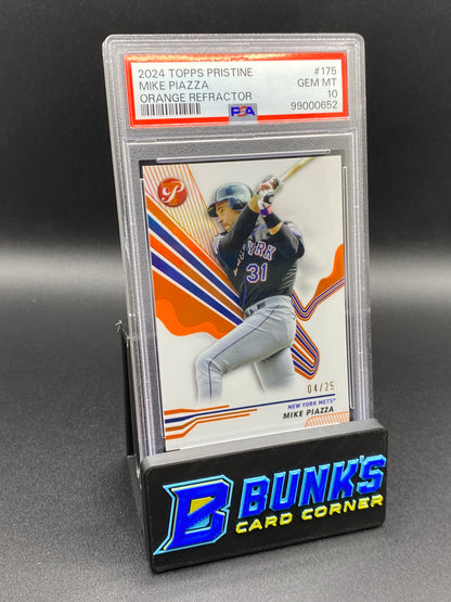 2024 Mike Piazza Orange Ref. PSA 10