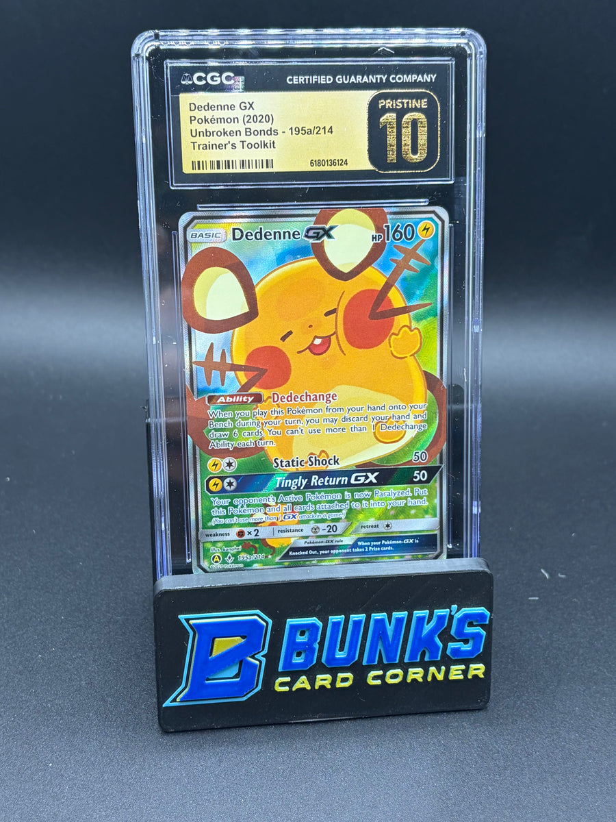 Dedenne GX Unbroken Bonds CGC Pristine 10