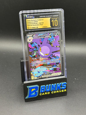 Team Rocket's Crobat EX SIR Destined Rivals CGC Pristine 10