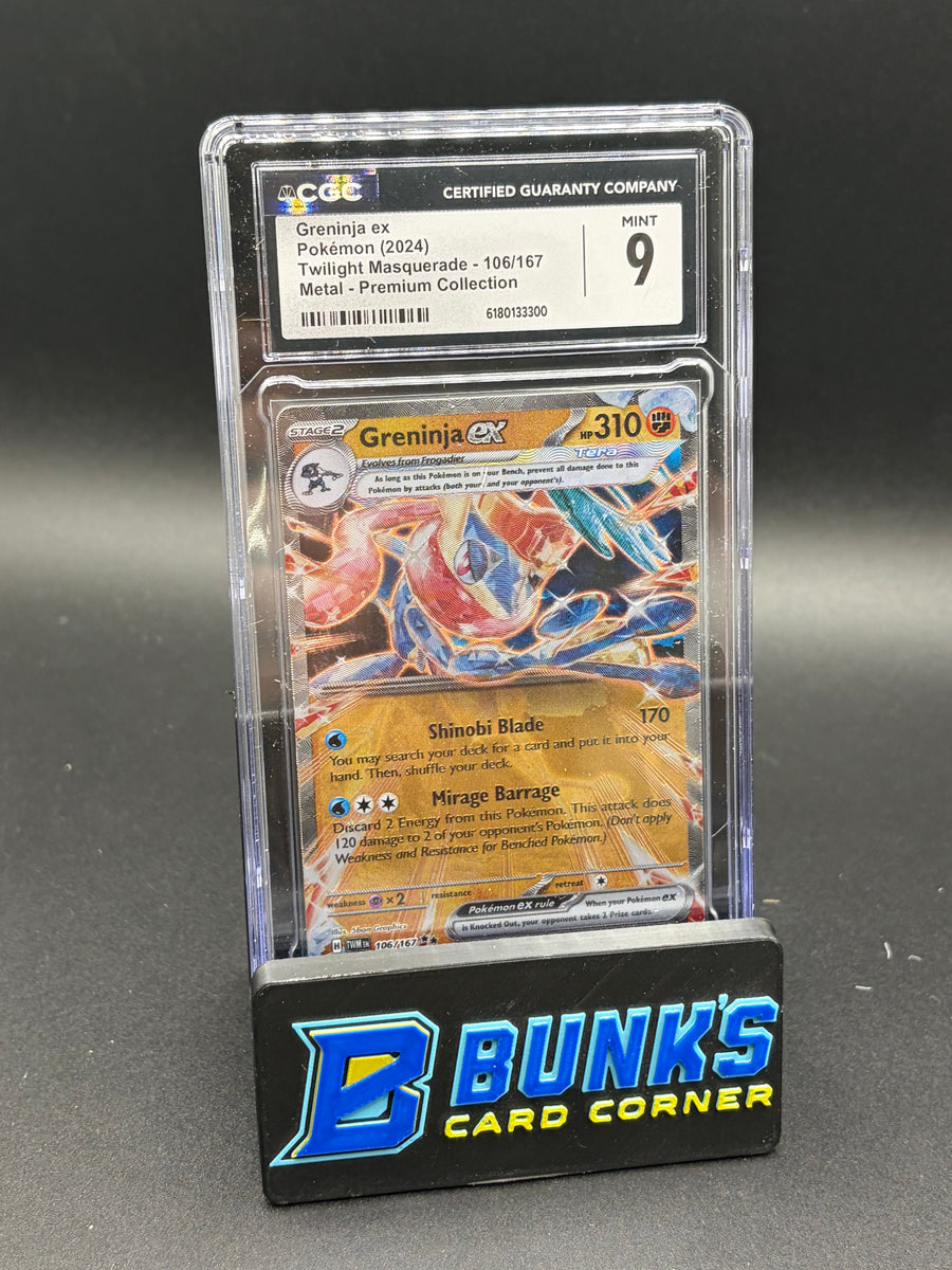 Greninja EX Premium Collection Twilight Masquerade CGC 9