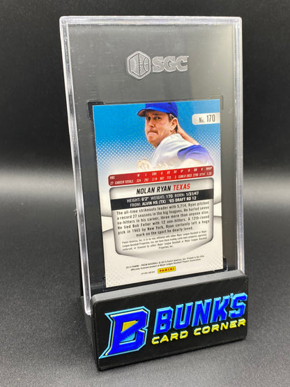 2014 Nolan Ryan Camo Prizm SGC 10