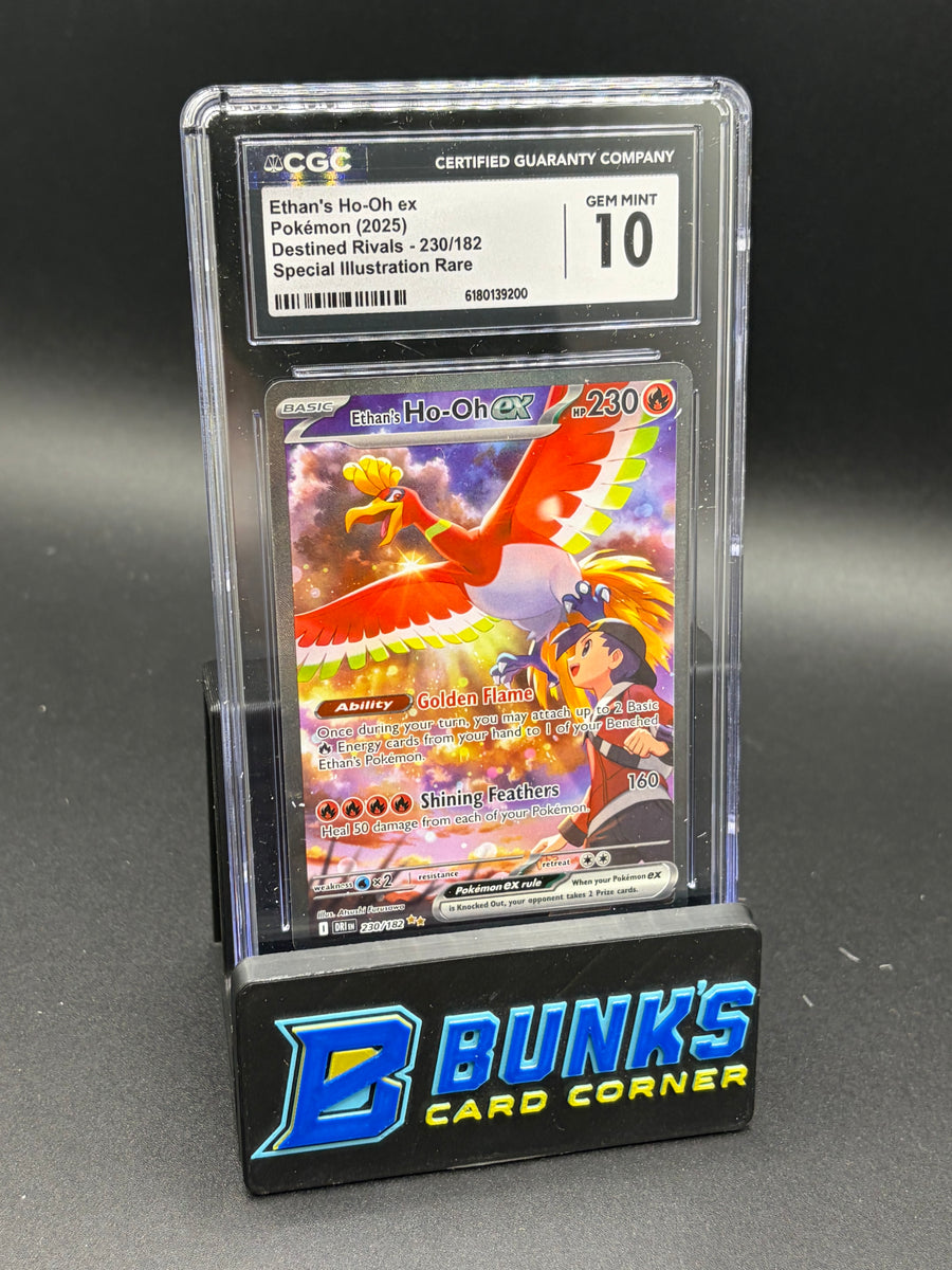 Ethan's Ho-Oh EX SIR Destined Rivals CGC 10