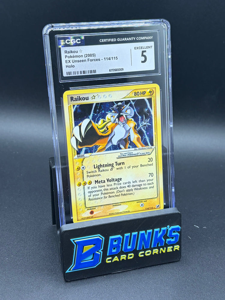 Raikou Holo Unseen Forces CGC 5