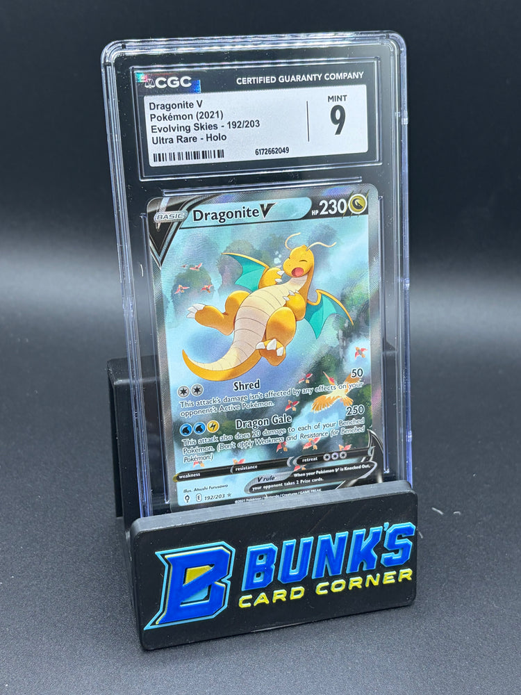 Dragonite V Ultra Rare Evolving Skies CGC 9
