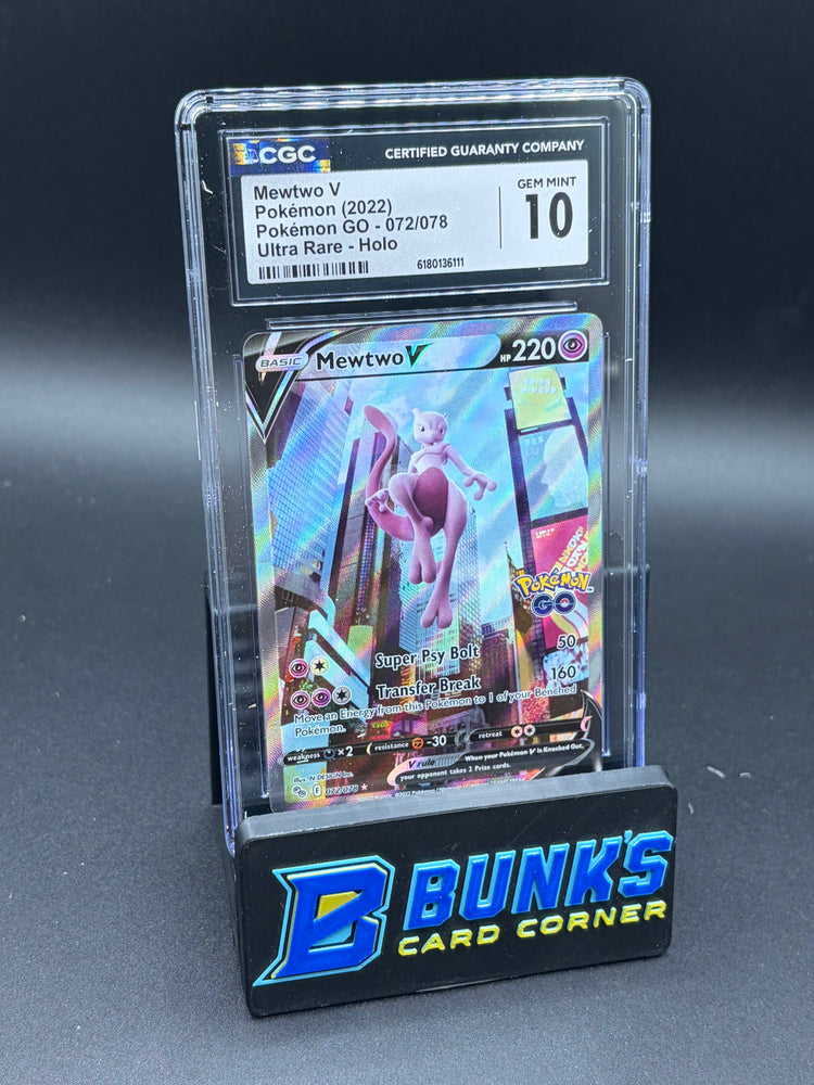 Mewtwo V Ultra Rare Holo CGC 10