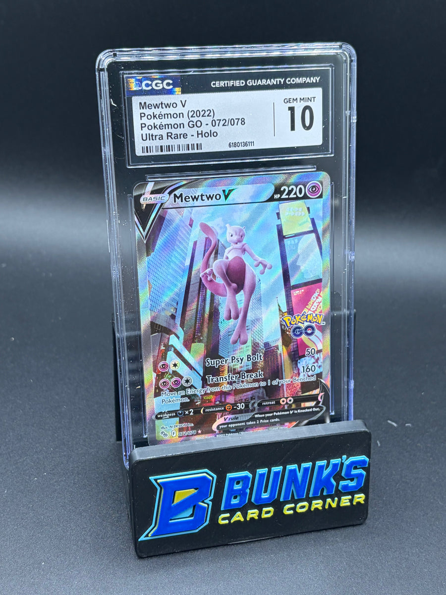 Mewtwo V Ultra Rare Holo CGC 10