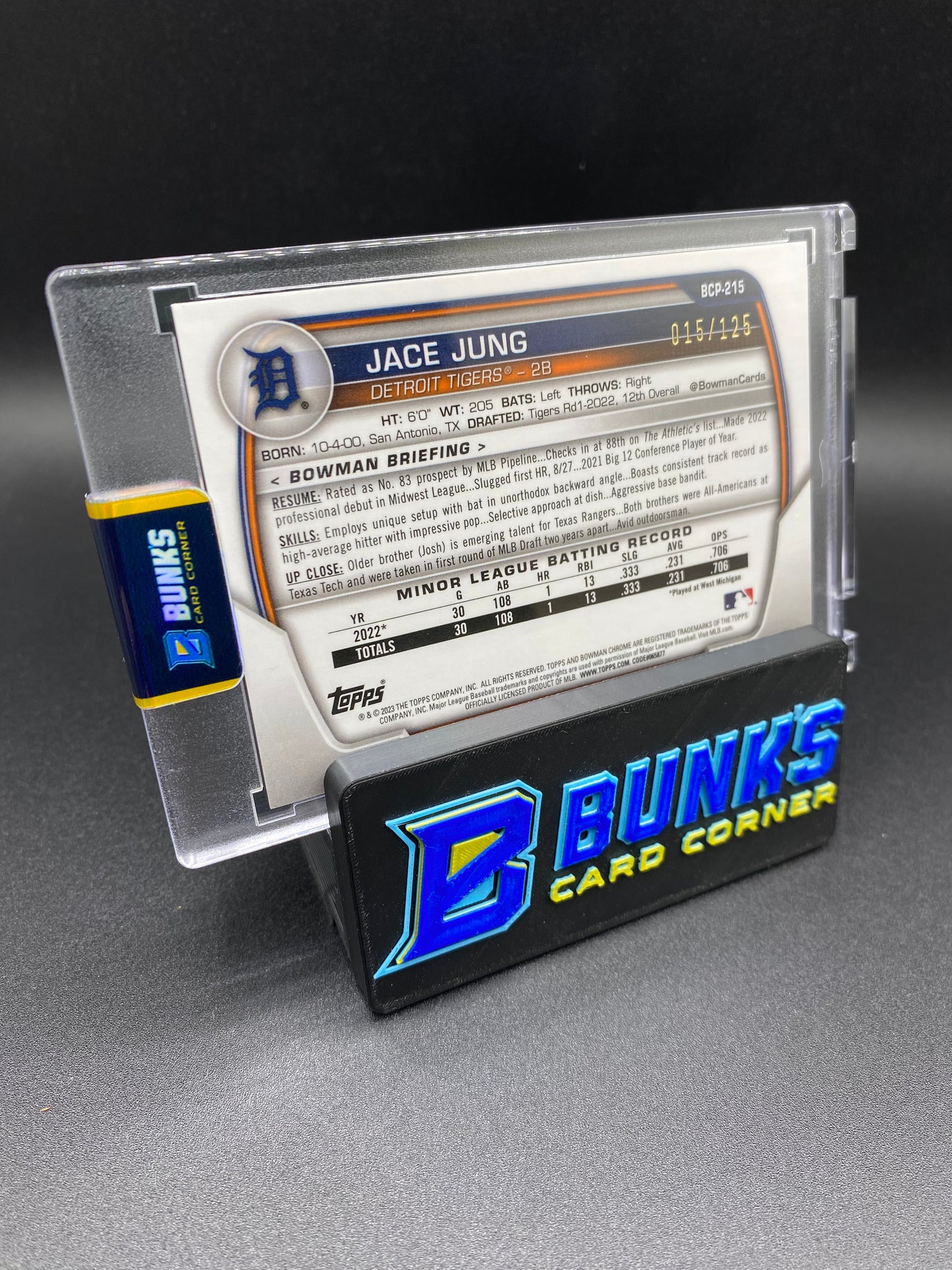 2023 Jace Jung Chrome 15/125