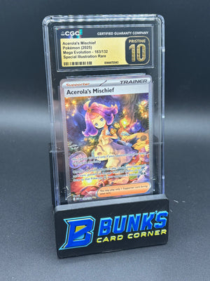 Acerola's Mischief SIR Mega Evolution CGC Pristine 10