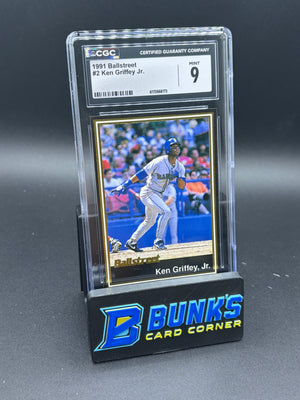 1991 Ken Griffey Jr Ballstreet CGC 9