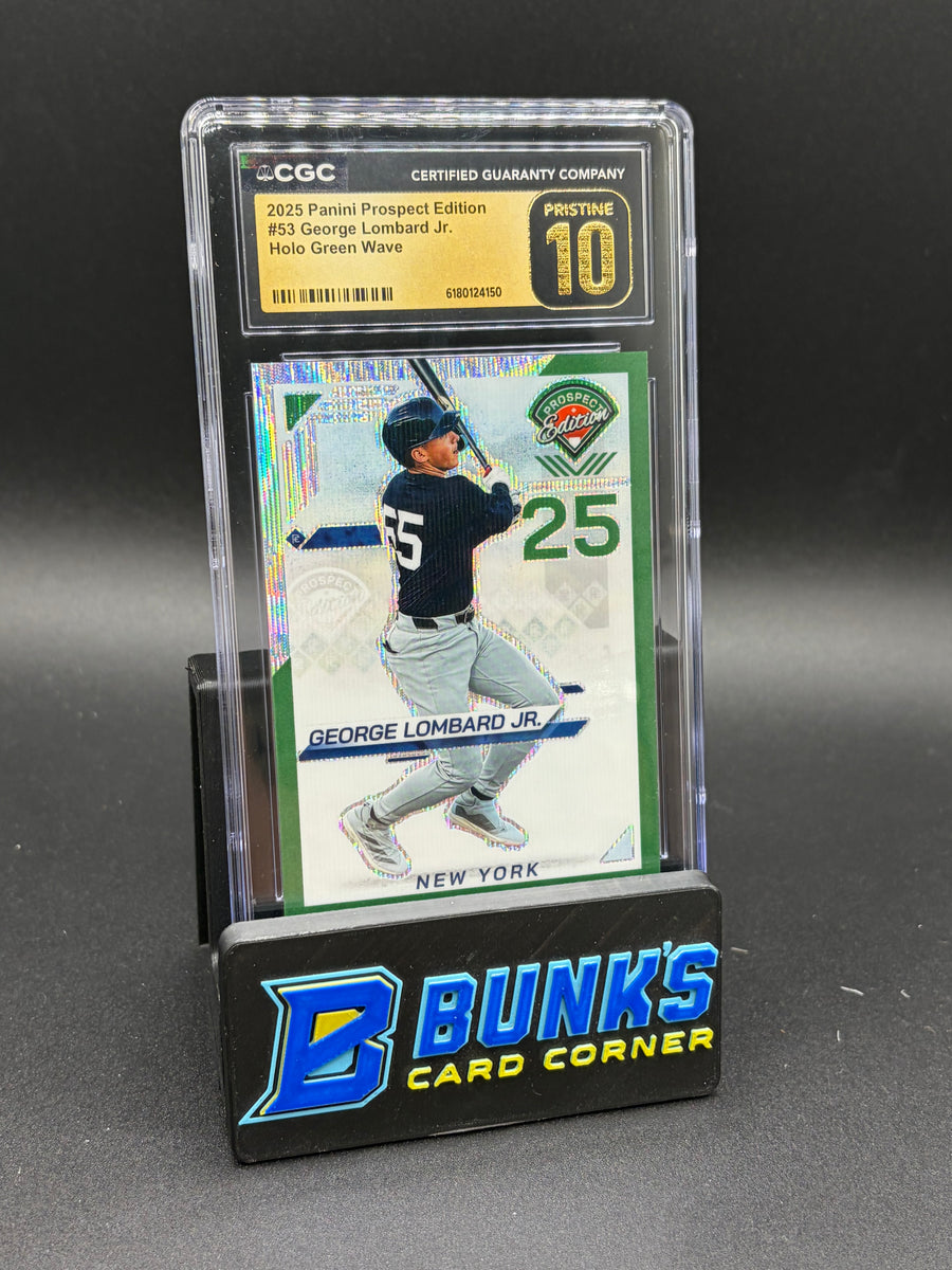 2025 George Lombard Jr Holo Green Wave CGC Pristine 10 24/75