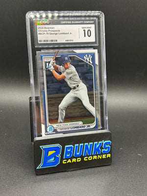 2024 George Lombard Jr Chrome Prospects CGC 10