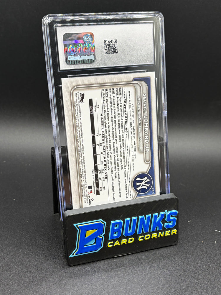 2024 George Lombard Jr Chrome Prospects CGC 10