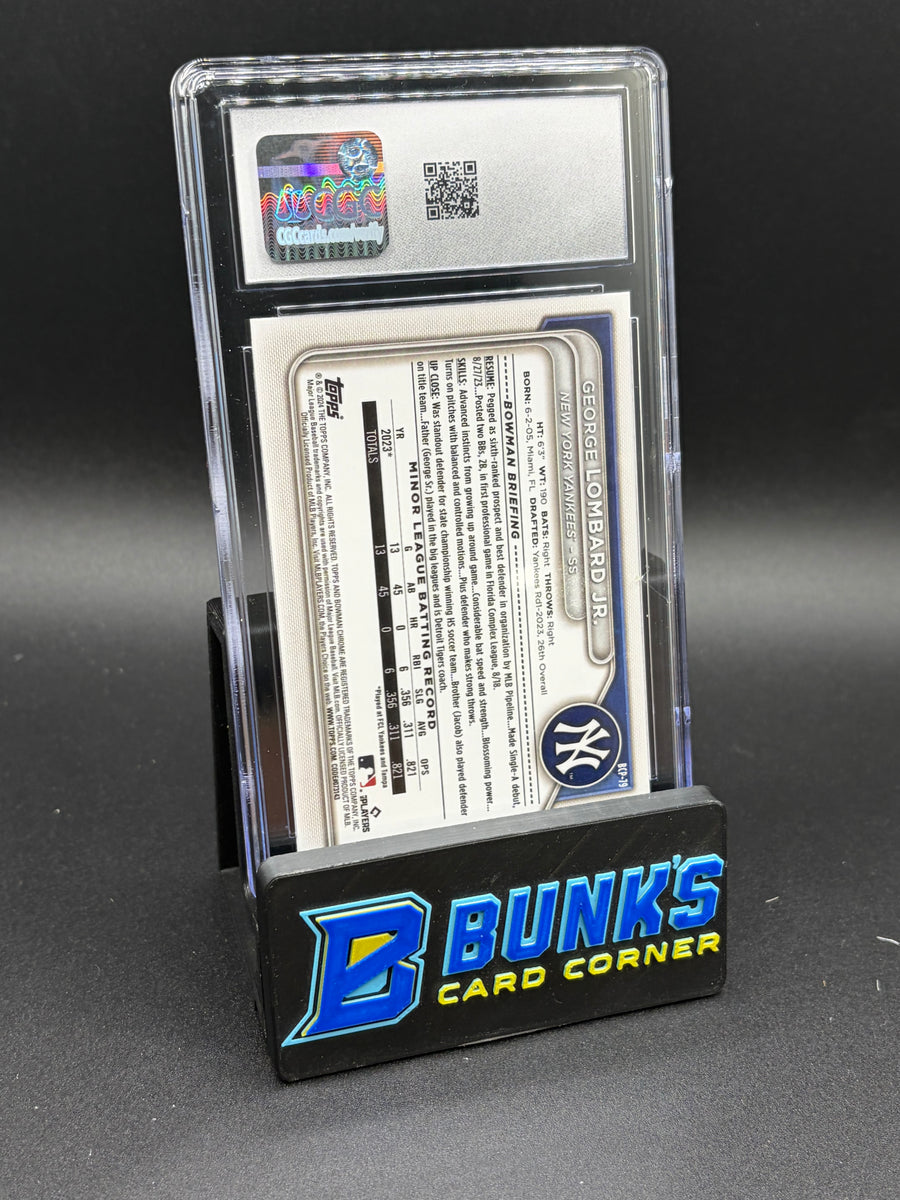 2024 George Lombard Jr Chrome Prospects CGC 10
