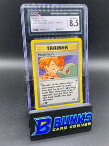CGC 8.5 Misty's Tears Gym Challenge 1st Edition