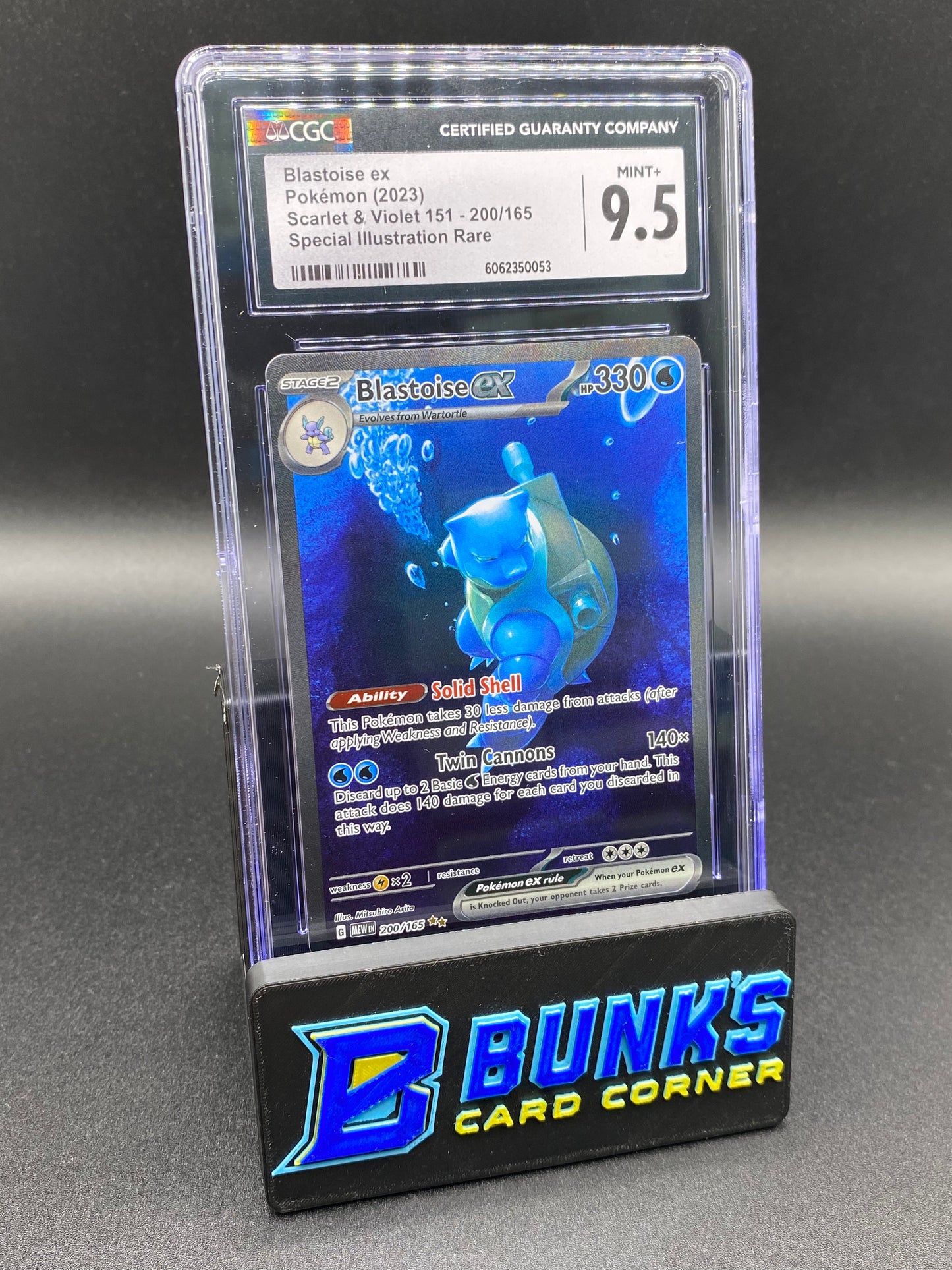 CGC 9.5 Blastoise Ex SIR 151