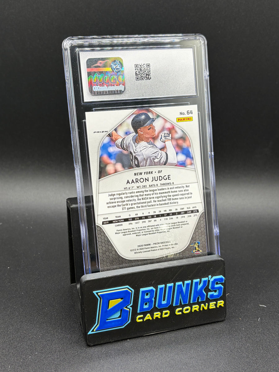 2020 Aaron Judge Teal Wave Prizm CGC 10