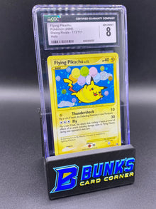 CGC 8 Flying Pikachu Holo Rising Rivals