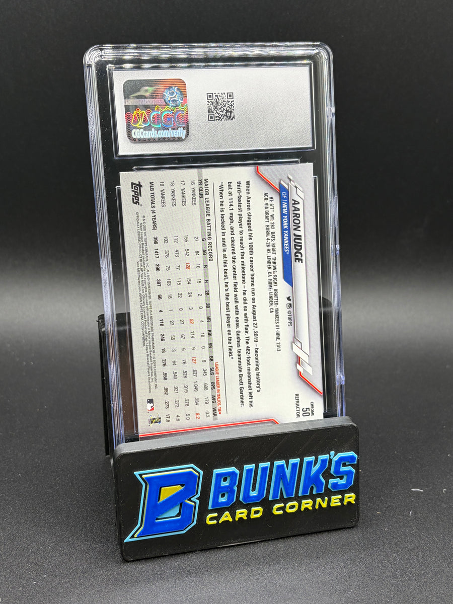 2020 Aaron Judge Pink Refractor CGC 10