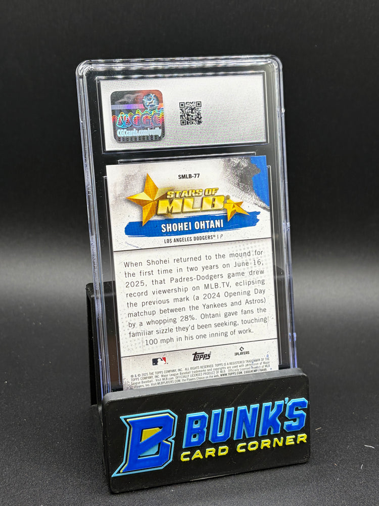 2025 Shohei Ohtani Stars of MLB Topps Update CGC 10
