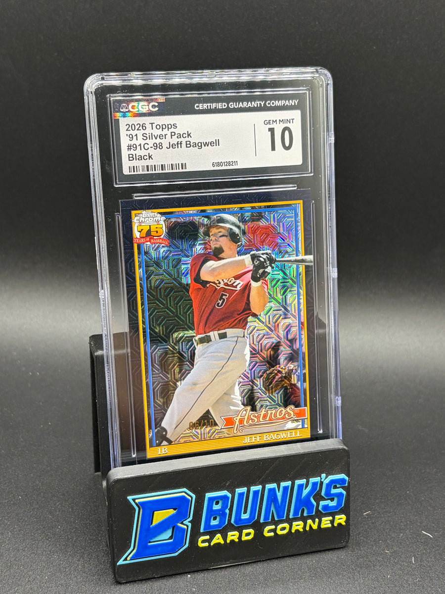 2026 Jeff Bagwell Black Silver Pack CGC 10 6/10