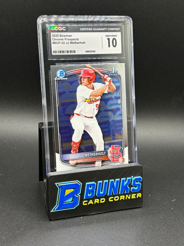 2025 JJ Wetherholt Chrome Prospects CGC 10