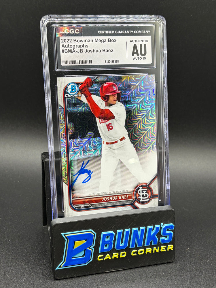 2022 Joshua Baez Auto Mega Box CGC AU Auto 10