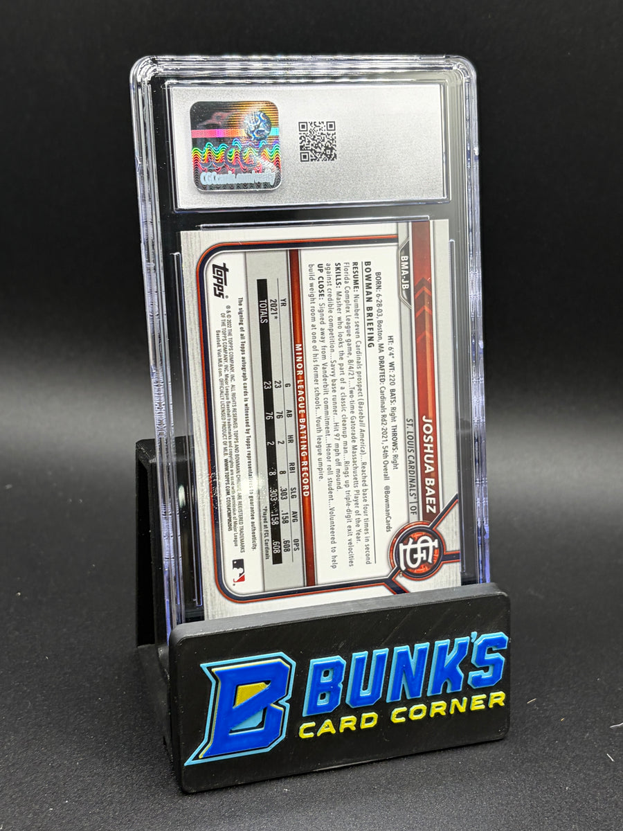 2022 Joshua Baez Auto Mega Box CGC AU Auto 10