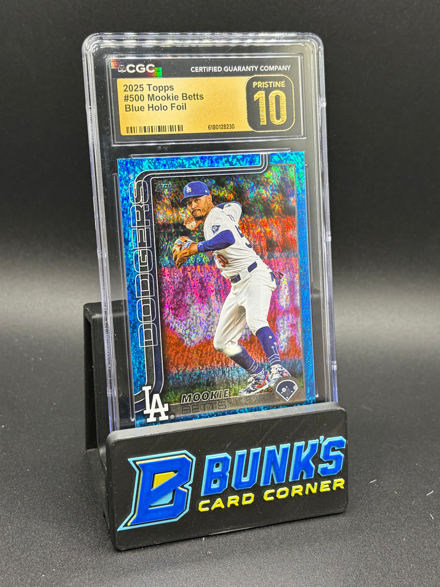 2025 Mookie Betts Blue Holo Foil CGC Pristine 10 63/150