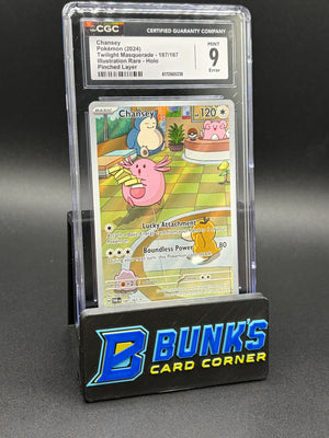 Chansey Illustration Rare Twilight Masquerade CGC 9 Error