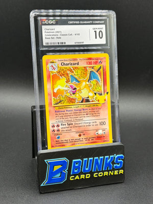 Charizard Base Set Celebrations CGC 10