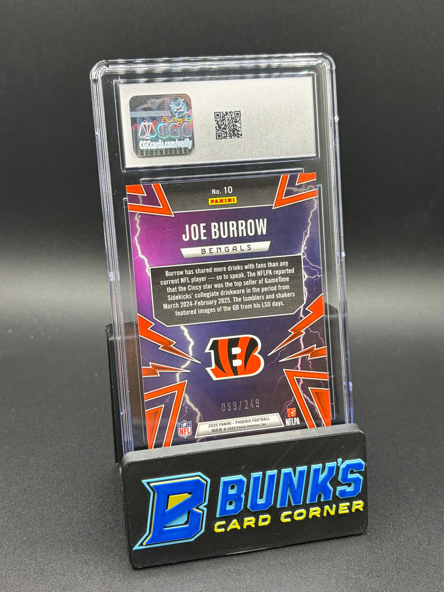 2025 Joe Burrow Silver Pandora Thunderbirds CGC 10 99/249