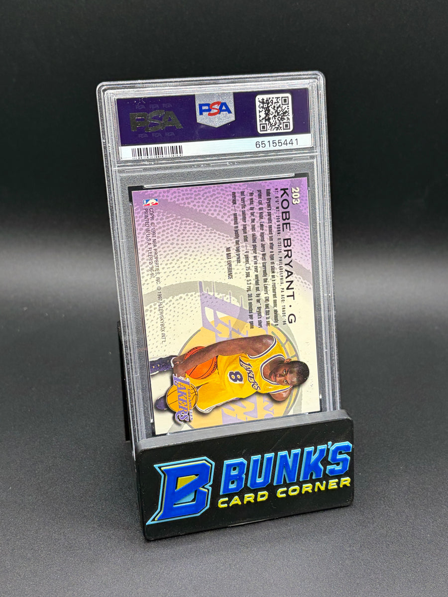 1996 Kobe Bryant Fleer PSA 8 RC