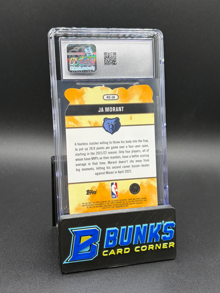 2025-26 Ja Morant Rock Stars Topps Chrome CGC 10