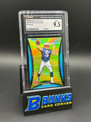2008 Kevin O'Connell Refractor Bowman Chrome CGC 9.5 RC