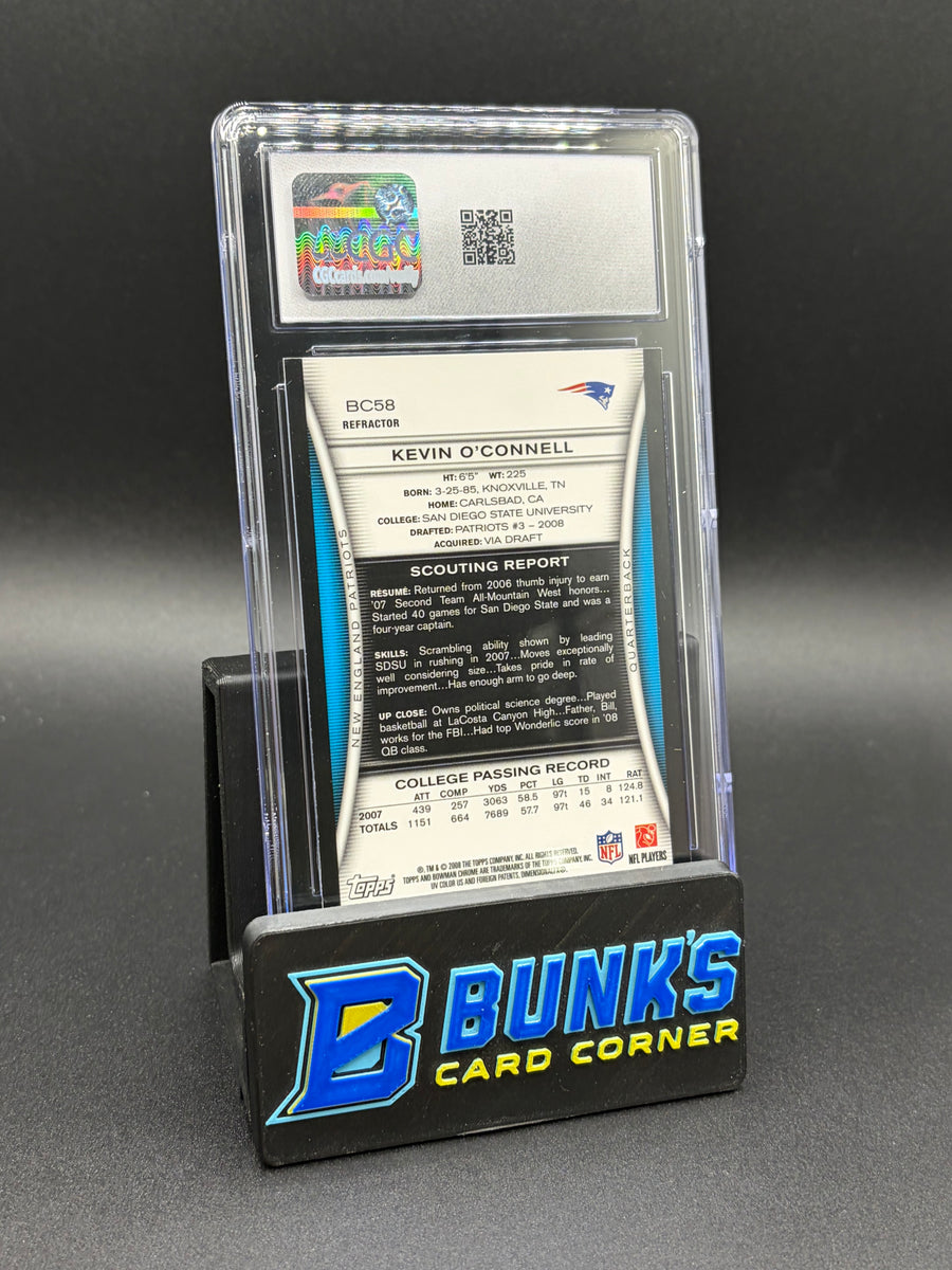 2008 Kevin O'Connell Refractor Bowman Chrome CGC 9.5 RC