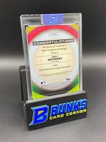 2022 Will Bednar Inception Auto. 22/99