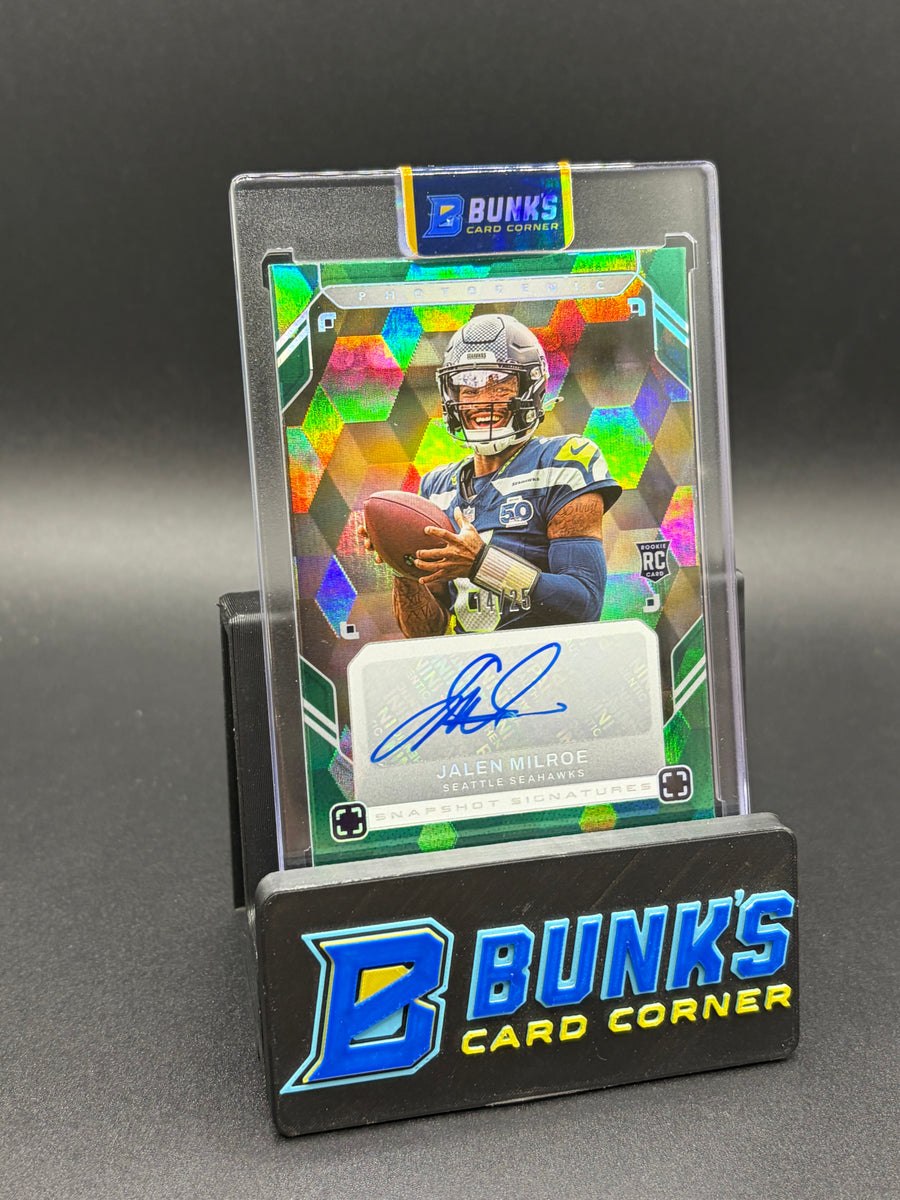 2025 Jalen Milore Photogenic Snapshot Signatures RC 14/25