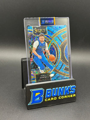 2023-24 Luka Doncic Light Blue Disco Select 12/99