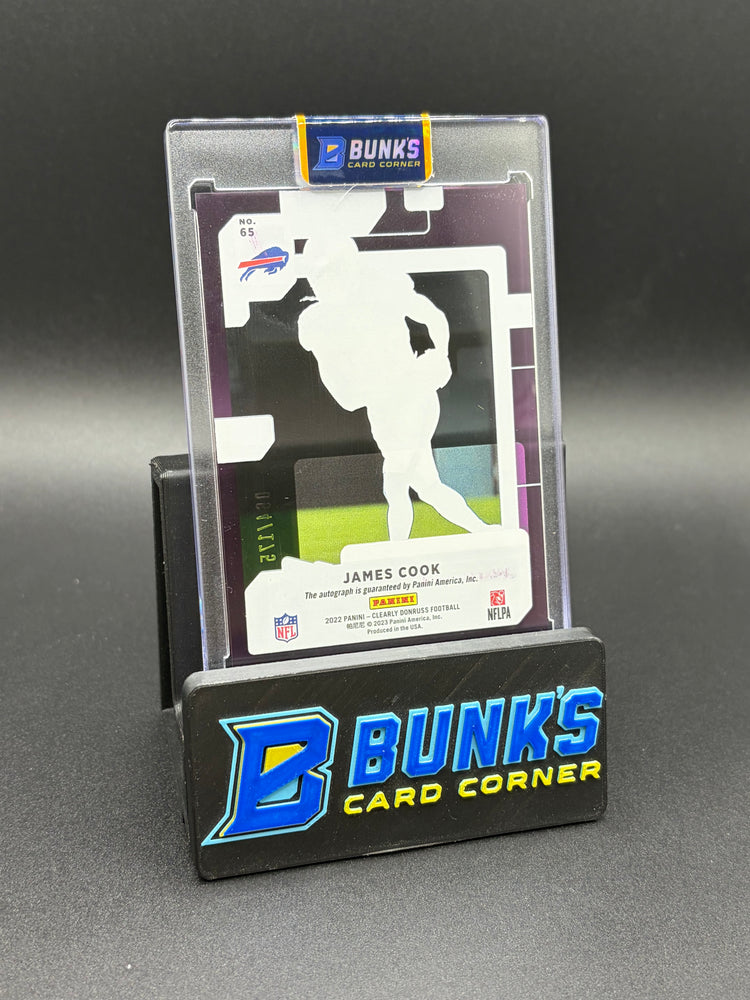 2022 James Cook Clearly Purple Auto 64/175