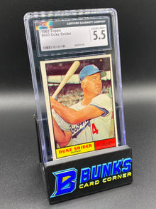 1961 Duke Snider CGC 5.5