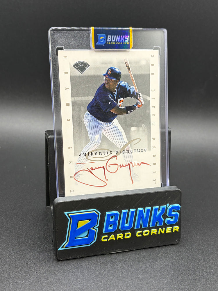 1996 Tony Gwynn Leaf Signature Extended Series Auto SP HOF
