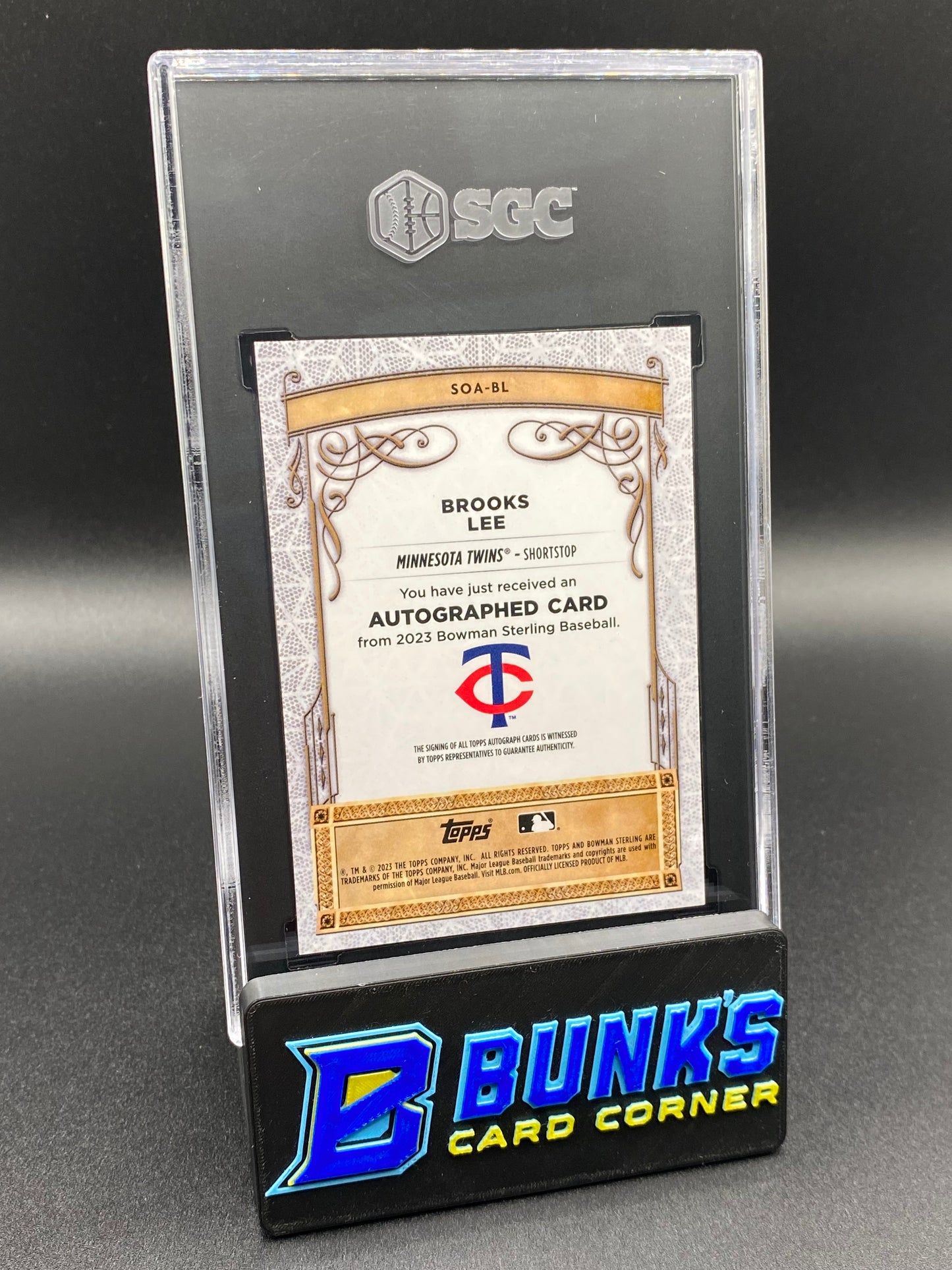 2023 Brooks Lee Opulence Auto. 82/99 SGC 10/10
