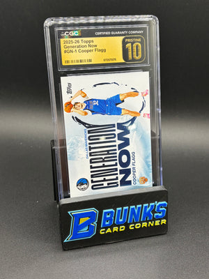 2025-26 Cooper Flagg Generation Now CGC Pristine 10 RC