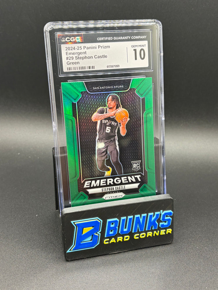 2024-25 Stephon Castle Green Emergent CGC 10 RC