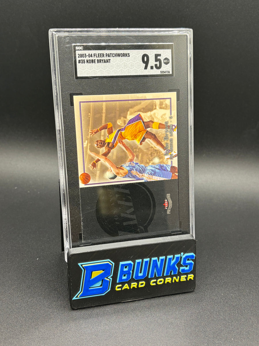 2003-04 Kobe Bryant Fleer Patchwork SGC 9.5